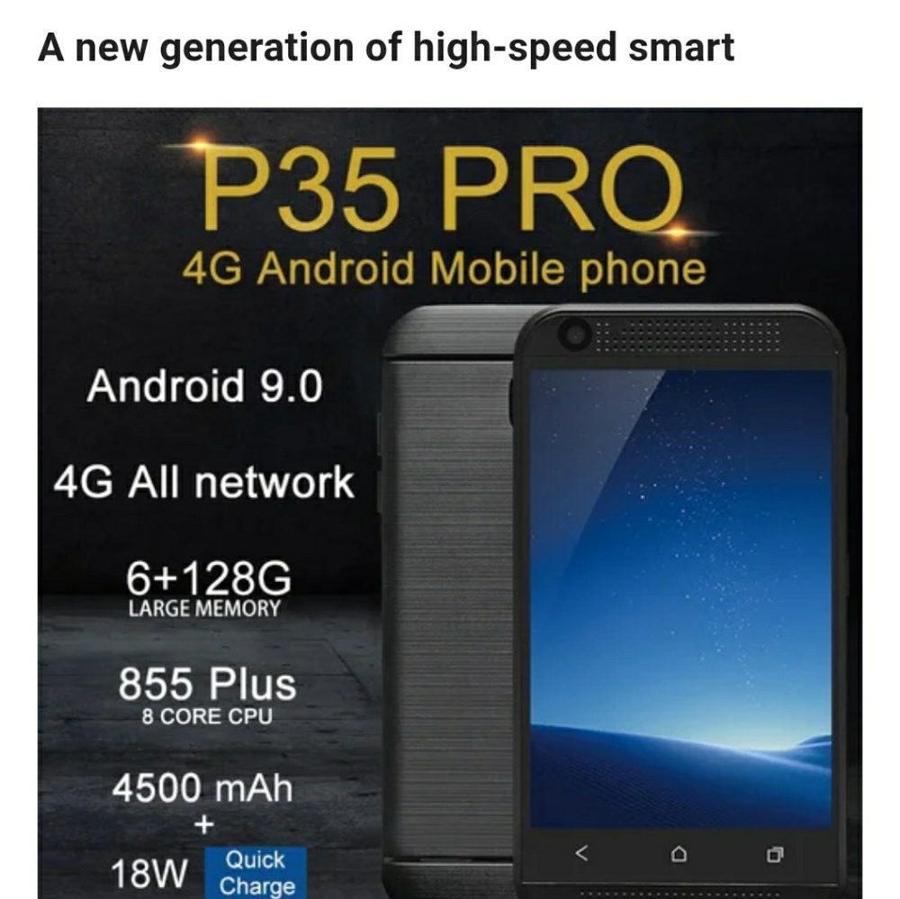P35 PRQ smart phone.